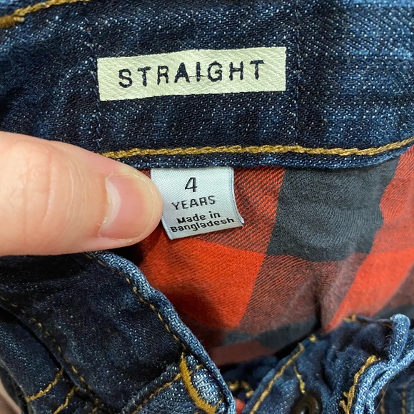 Baby Gap Straight Leg Jeans Size 4 Years Dark Wash Jeans - Picture 4 of 4